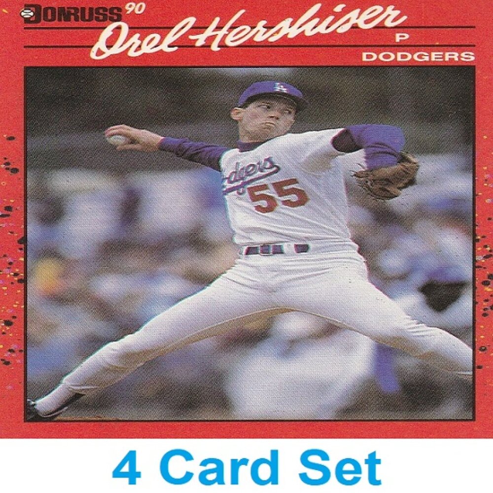 Orel Hershiser Baseball Card Collection